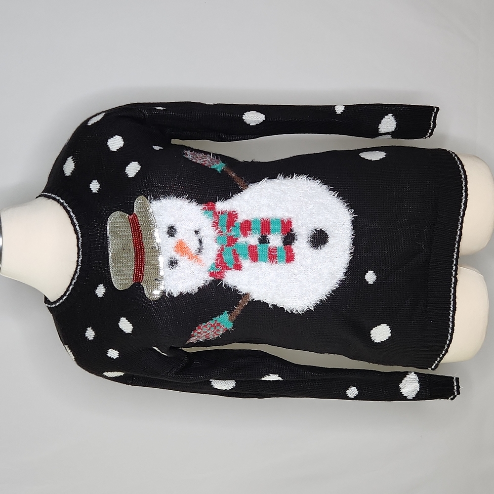 Holiday Time Snowman Christmas Sweater